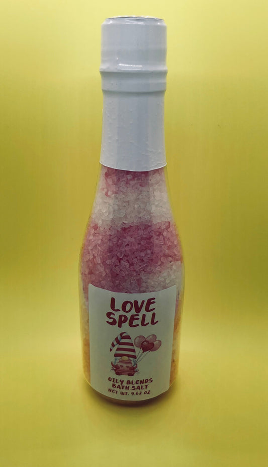 Valentine Bath Salts - 9.67oz Love Spell - FabFrondescence