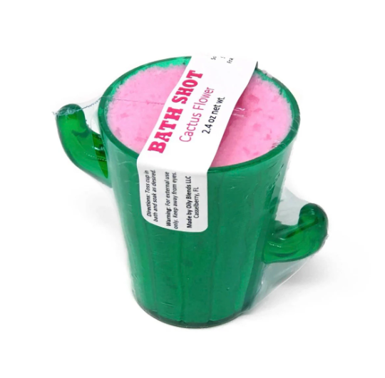 Cactus Bath Bomb Shot - 6 Different Scents 2.5oz - FabFrondescence